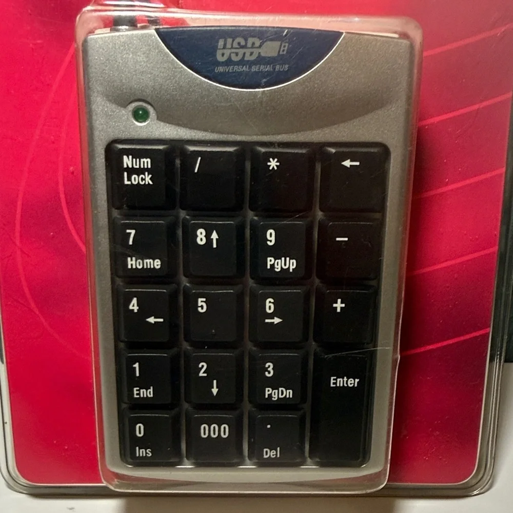 NEW! Travel Solutions Portable Numeric Keypad Laptop Users
